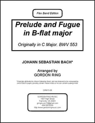 Prelude and Fugue in B-flat Major Concert Band sheet music cover Thumbnail